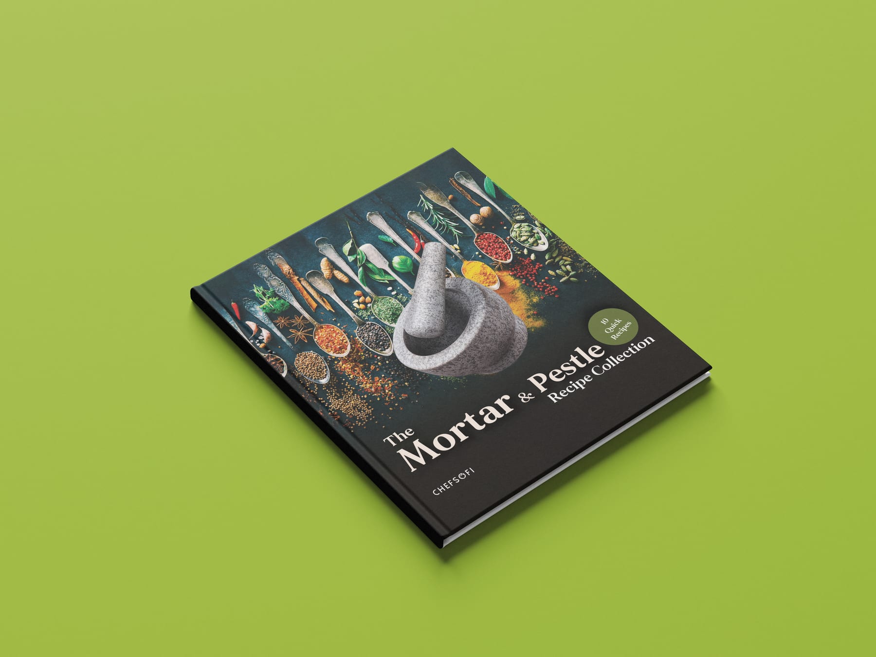 The Mortar & Pestle Recipe Collection cookbook cover — Recipe book · Brand